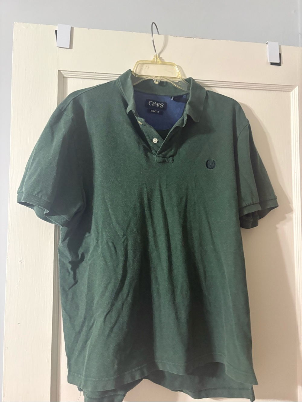 Vintage Chaps Men's Forest Green Polo Shirt